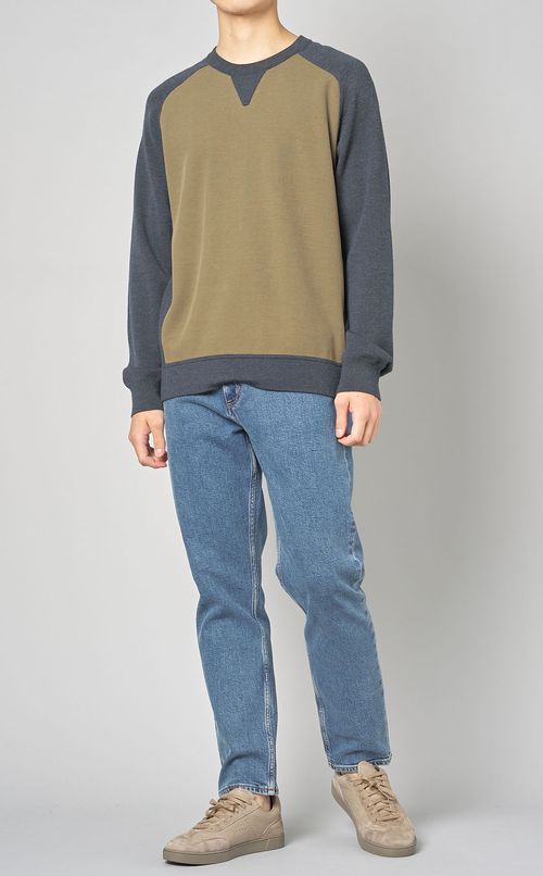 カラーブロックプルオーバー