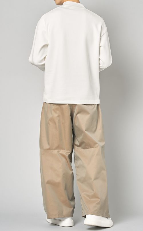 コットンバギーパンツ