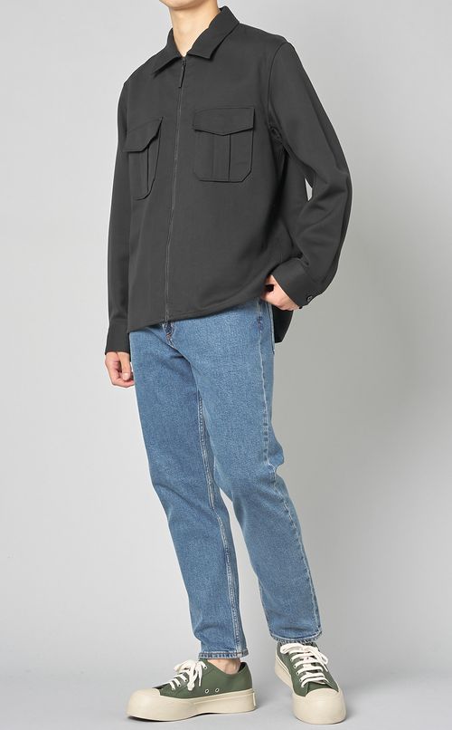 フルジップシャツブルゾン