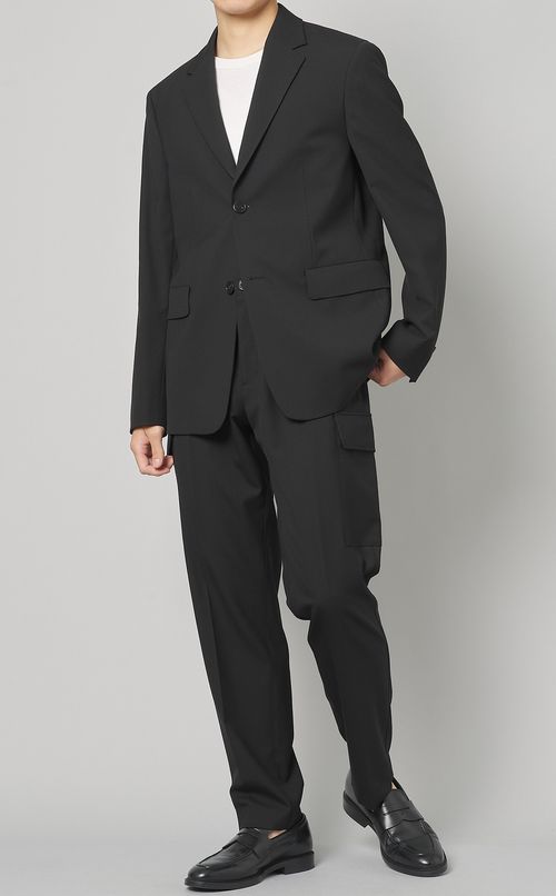 ウールツイルボックスジャケット