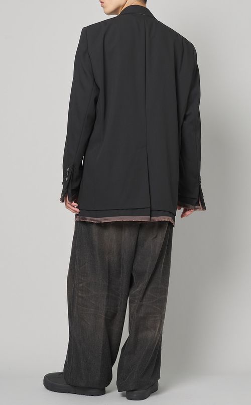 バックサテンブレザー