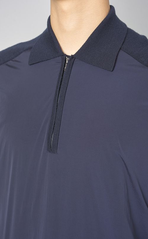 ハーフジップコンビニット