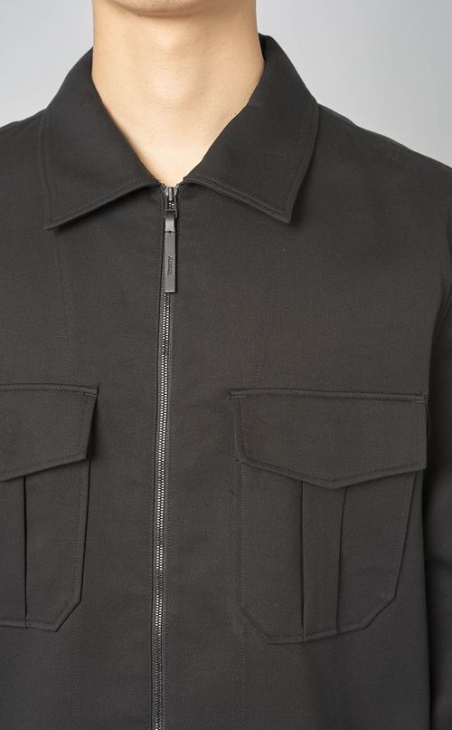 フルジップシャツブルゾン