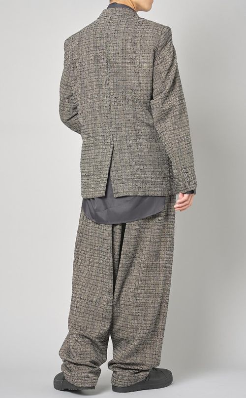 ブークレチェックブレザー