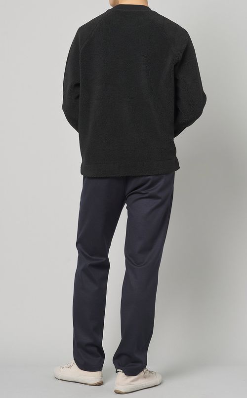 ボアフリースクルーネックプルオーバー