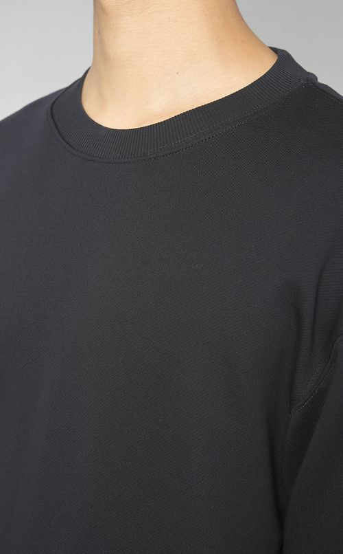 コットン混クルーネックカットソー