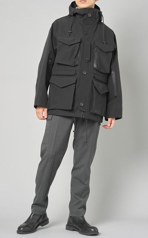 ミリタリーフラップポケットコート