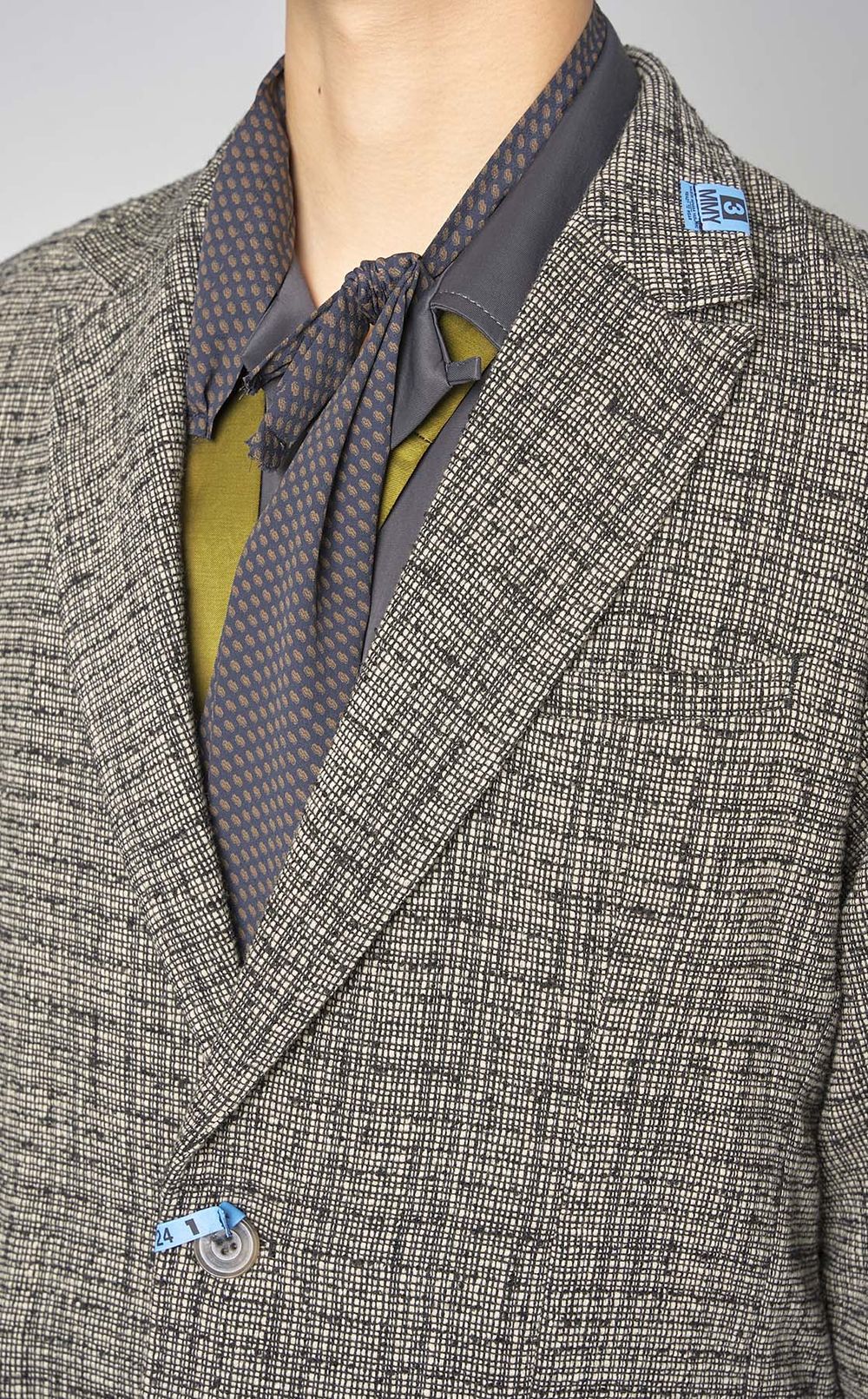 直営店◎Maison Margiera◎チェック柄ブレザー Maison MIHARA YASUHIRO|ブークレチェックブレザー