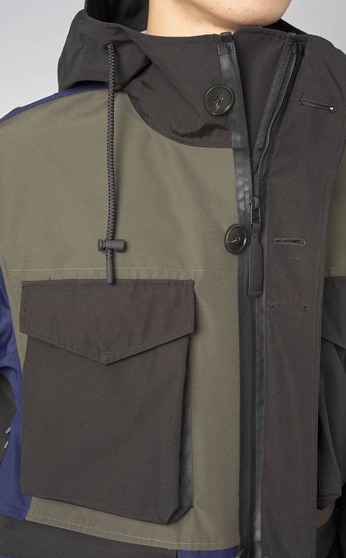 ミリタリーフラップポケットコート