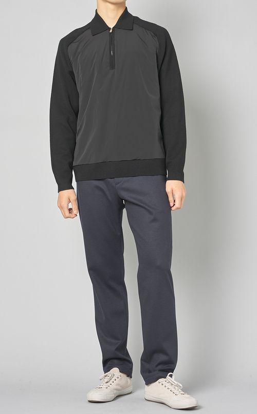 ハーフジップコンビニット