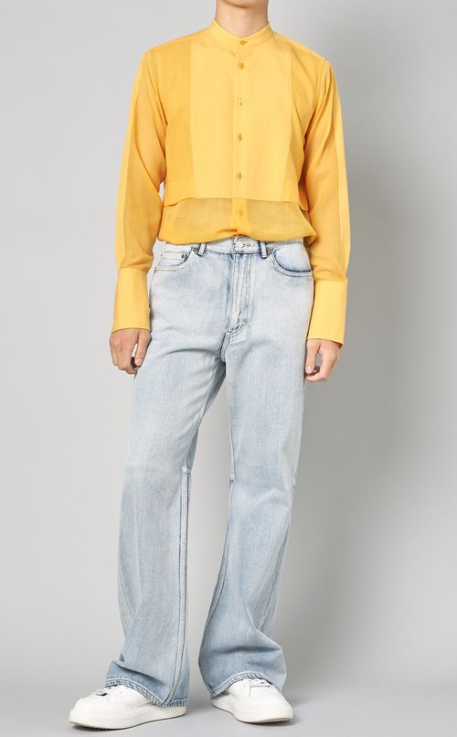 ハイブリーチセルビッチフレアデニム