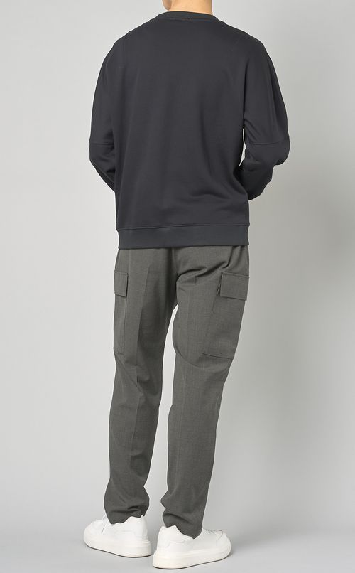 コットン混クルーネックカットソー