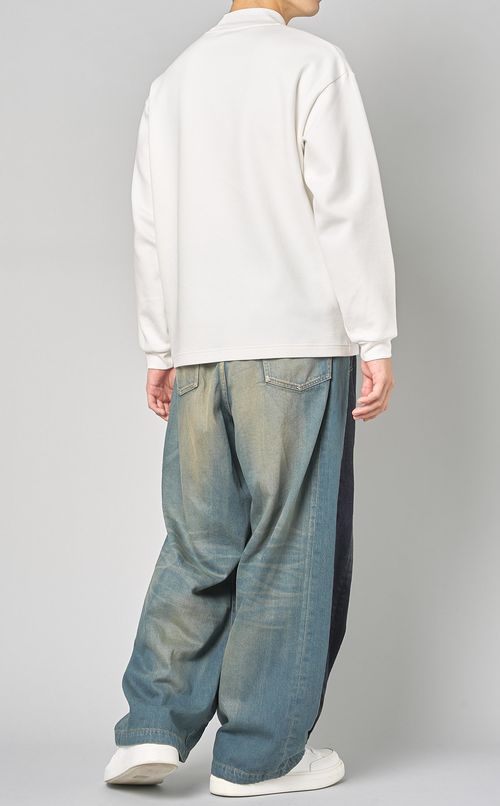 エンべディッドデニムパンツ