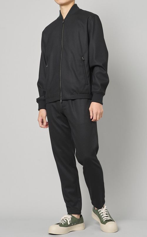 ウールニットフルジップブルゾン