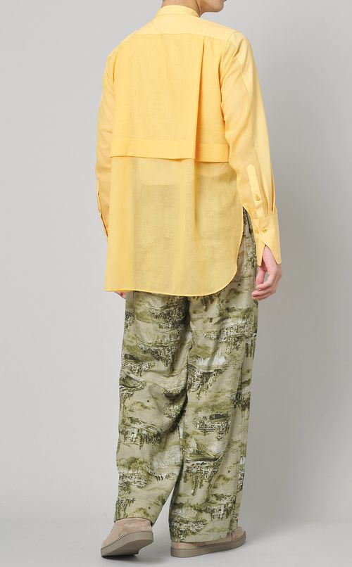 ウールシアーボイルタキシードシャツ