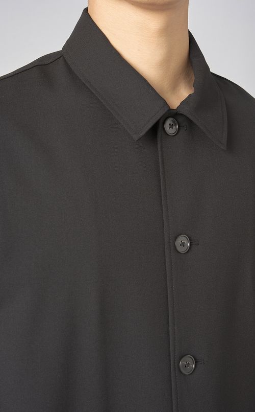 ウールツイルシャツブルゾン