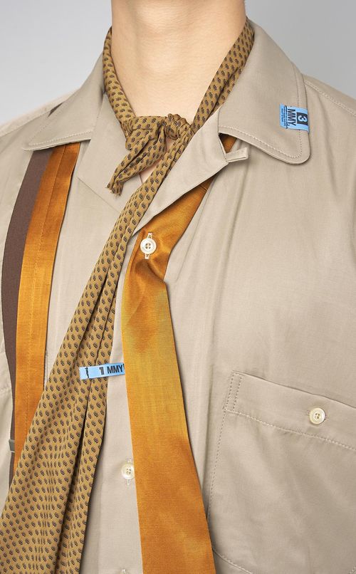 アクセサリーミックスシャツ