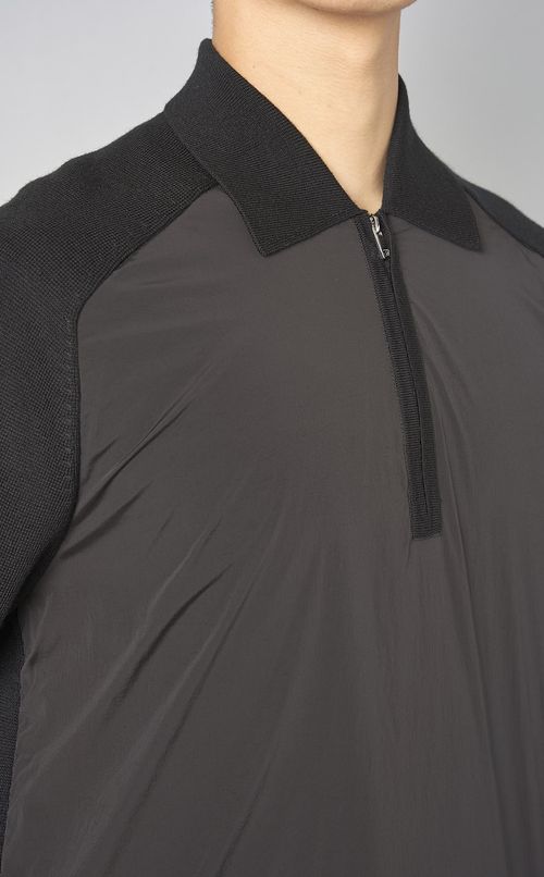 ハーフジップコンビニット