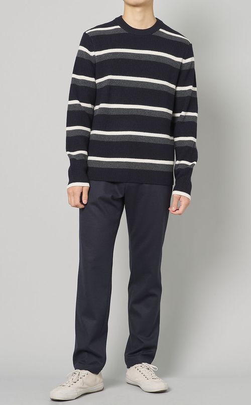 ウールジャージーテーパードパンツ