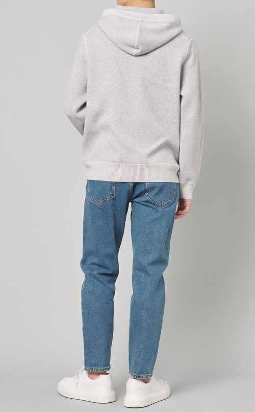 ウールヘリンボーンフーディー