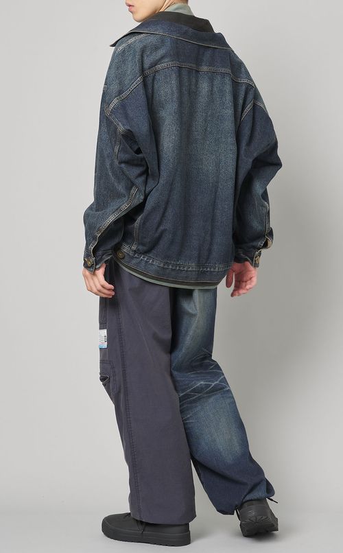 3レイヤードデニムジャケット