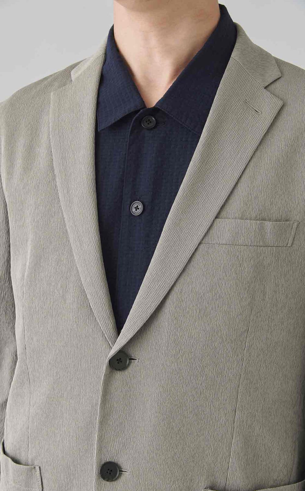 ポリエステルリンクルジャケット