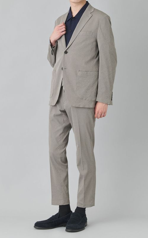 ポリエステルリンクルパンツ