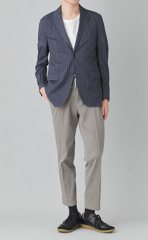 ポリエステルリンクルパンツ