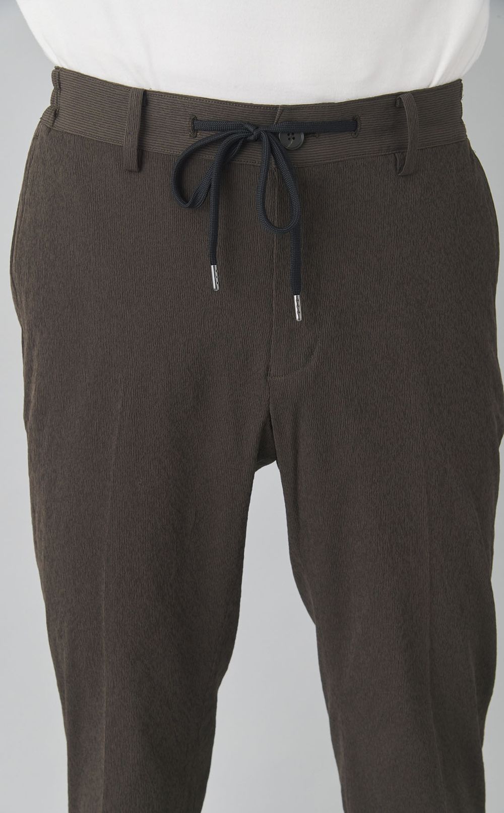 ポリエステルリンクルパンツ