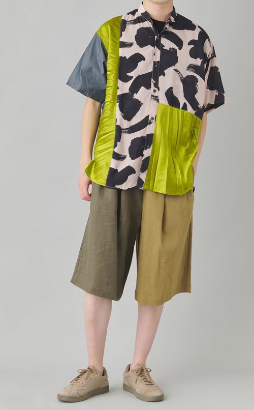 【reADdress】リメイクスタンドカラーシャツ