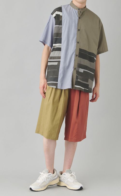 【reADdress】リメイクスタンドカラーシャツ