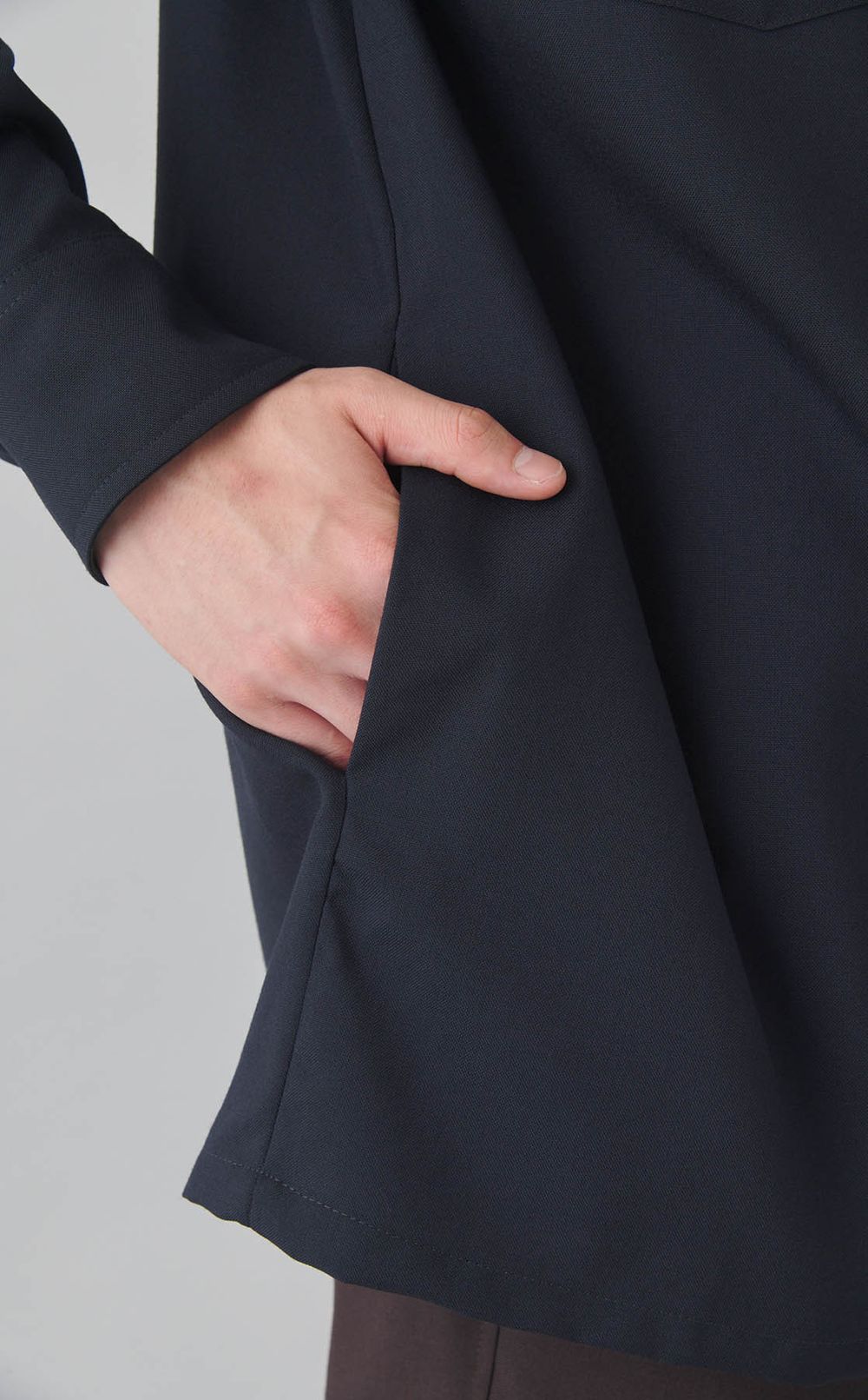 ダブルポケットトロピカルウールシャツ