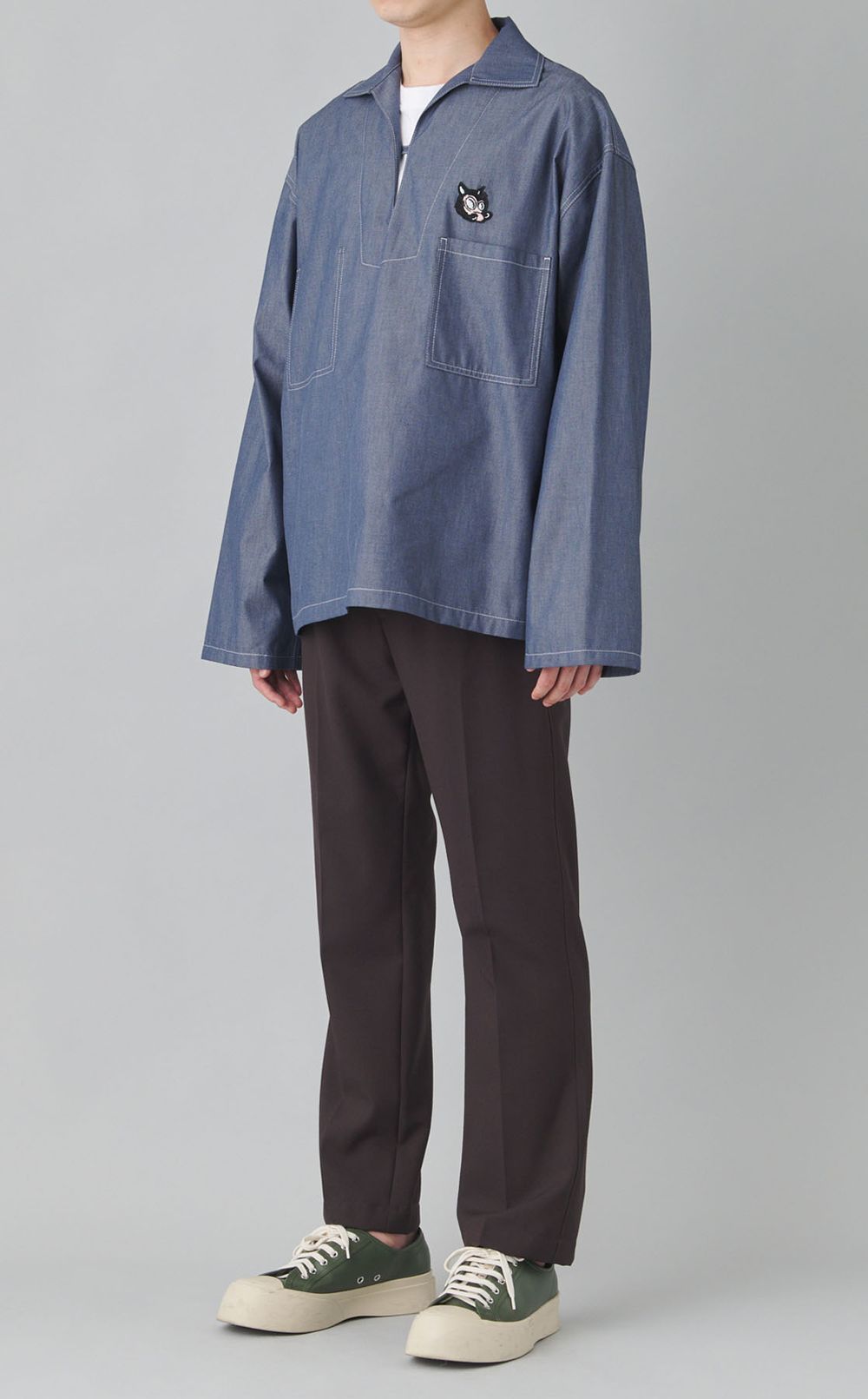 セーラーカラープルオーバーシャツ