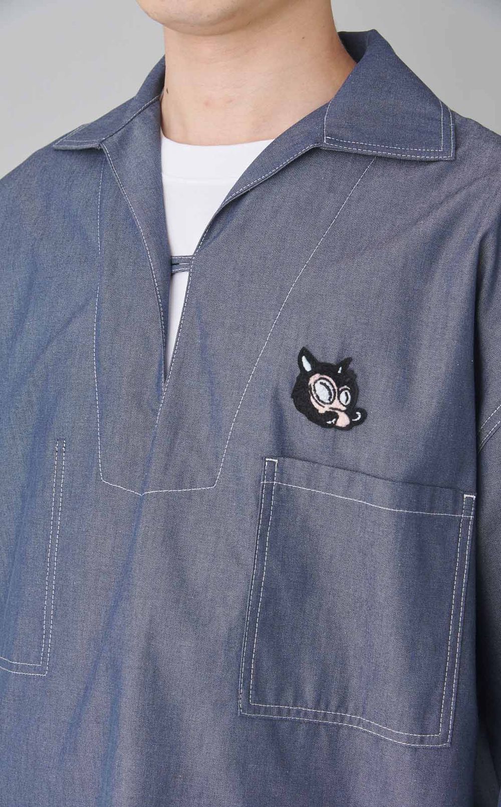 セーラーカラープルオーバーシャツ