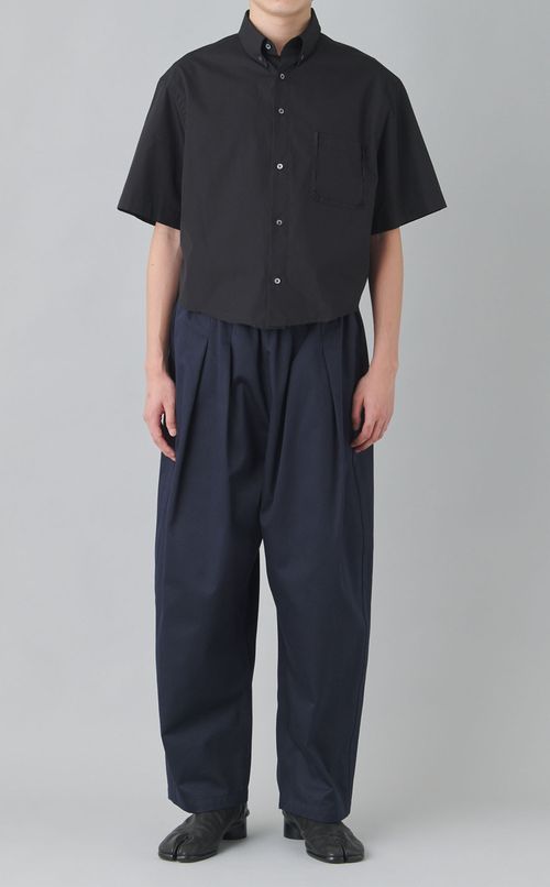 ショートスリーブクロップドシャツ