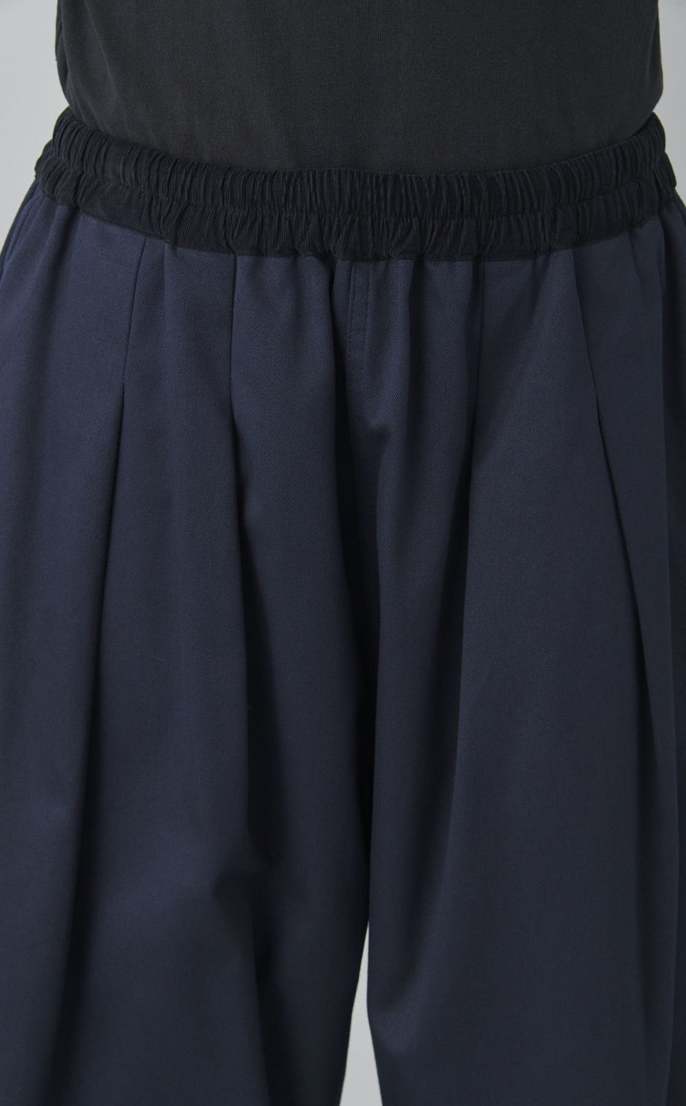 コットンタックワイドイージーパンツ