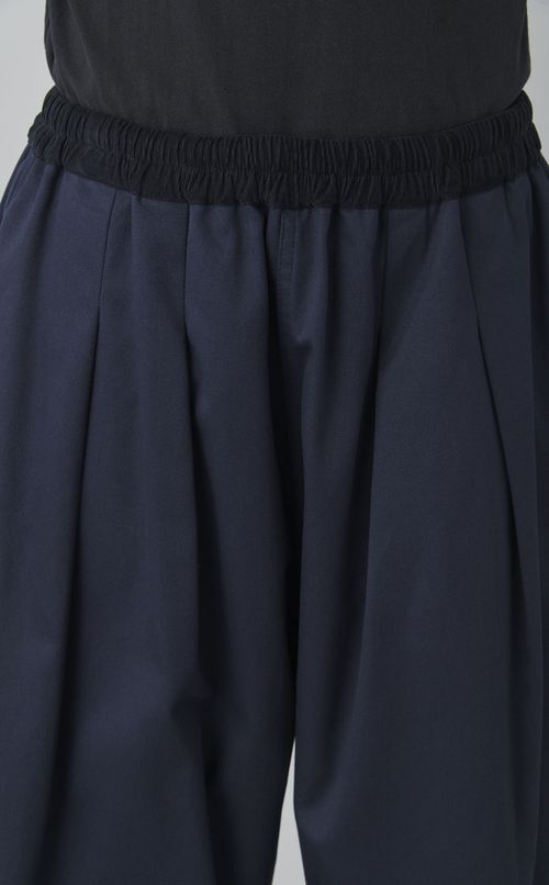 コットンタックワイドイージーパンツ