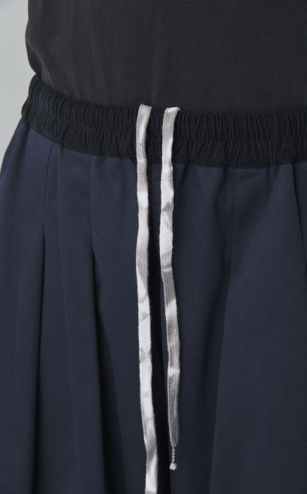 コットンタックワイドイージーパンツ