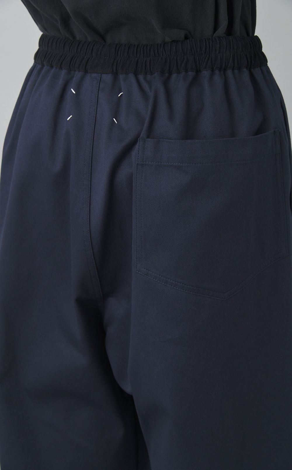 コットンタックワイドイージーパンツ