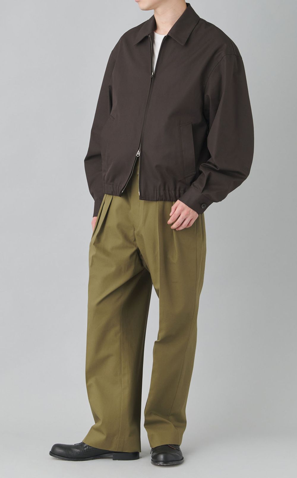 フィンクスコットンギャバジンブルゾン