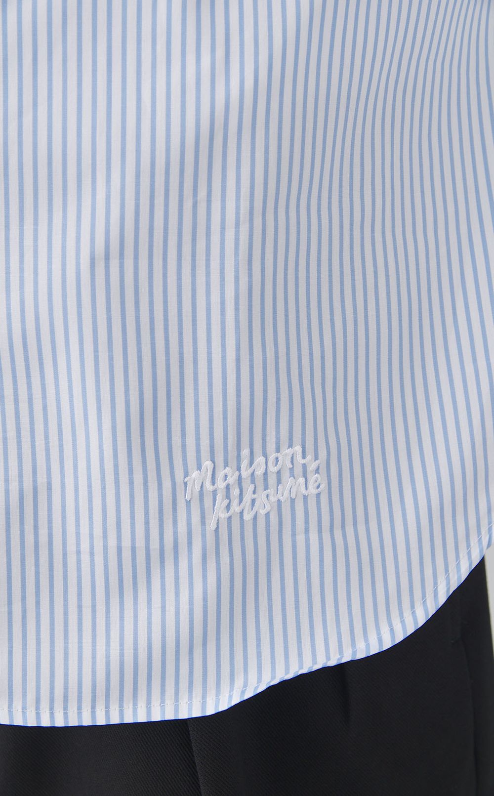 パッチワークストライプシャツ