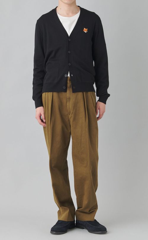 コットン2タックチノパンツ