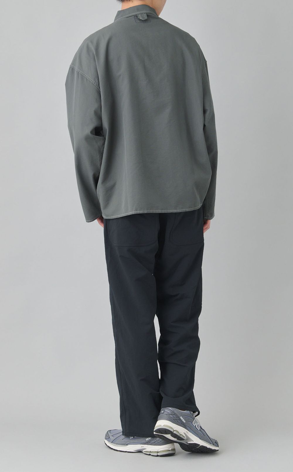 コットンピケワークシャツ