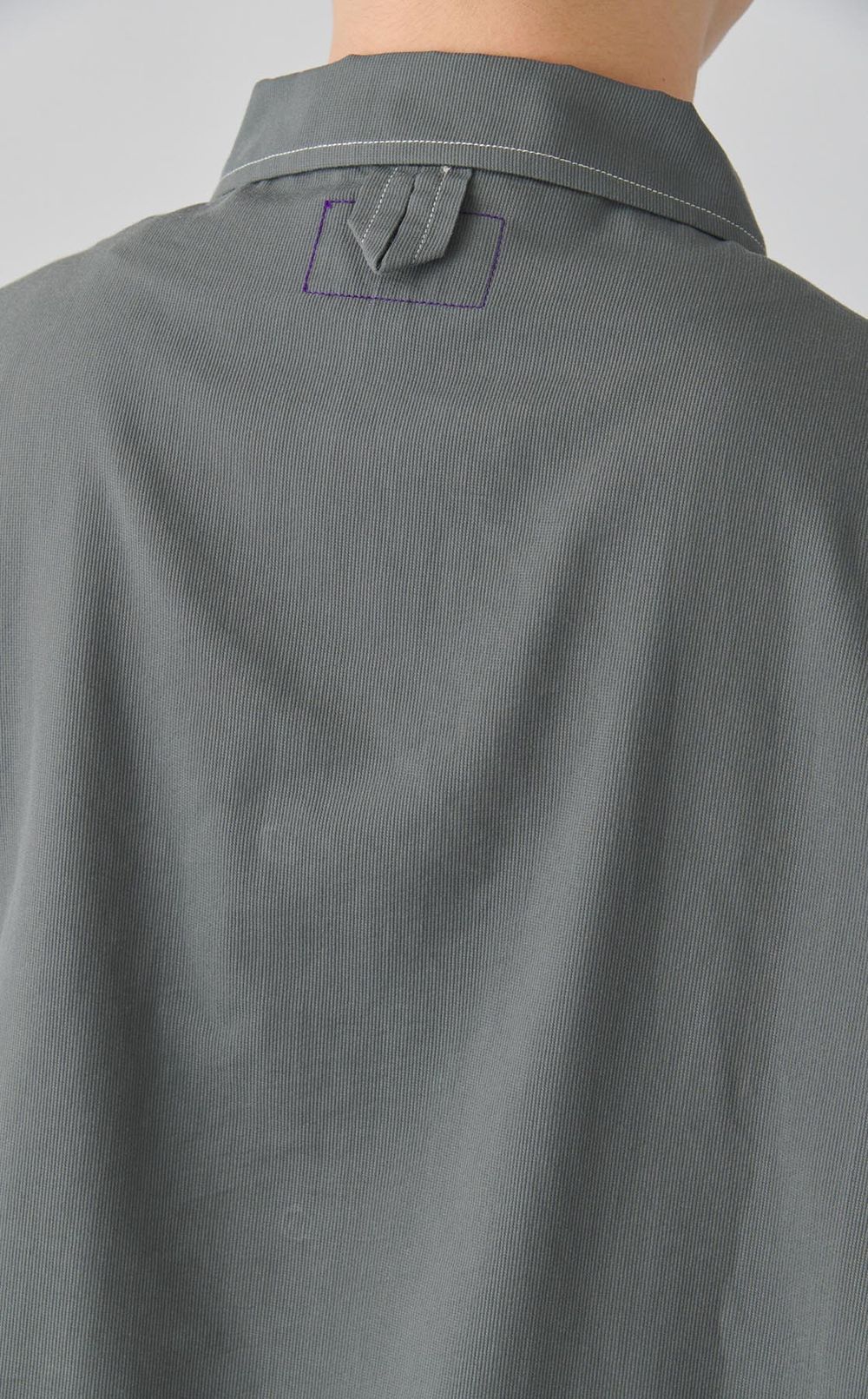 コットンピケワークシャツ