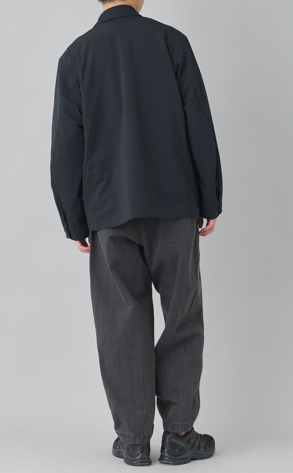 デニムワイドテーパードフィールドパンツ