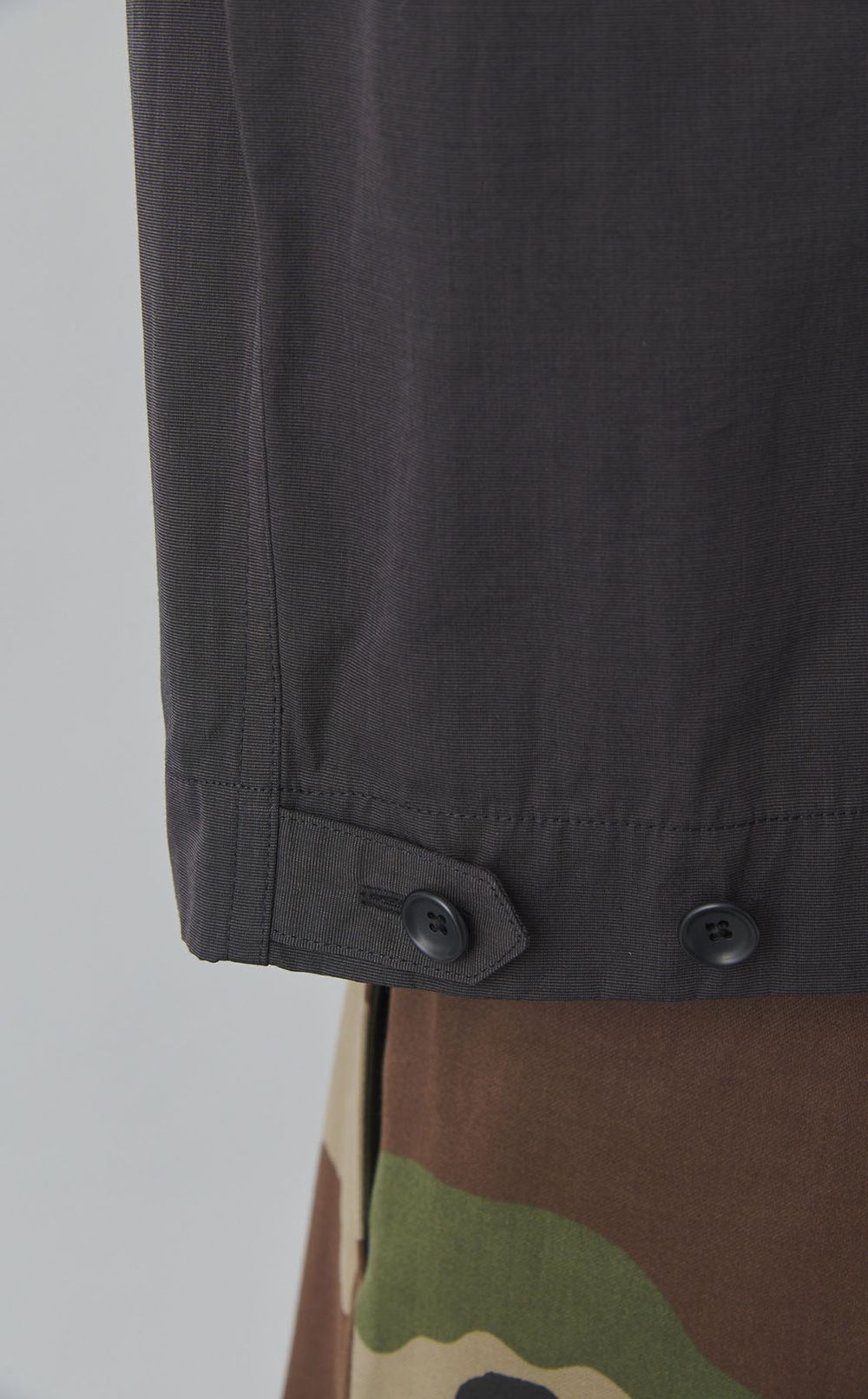 シャンブレーサファリショートシャツ