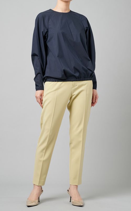 タイプライター付け衿ブラウス