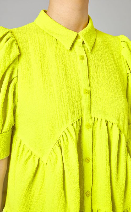 スカラップティアードブラウス