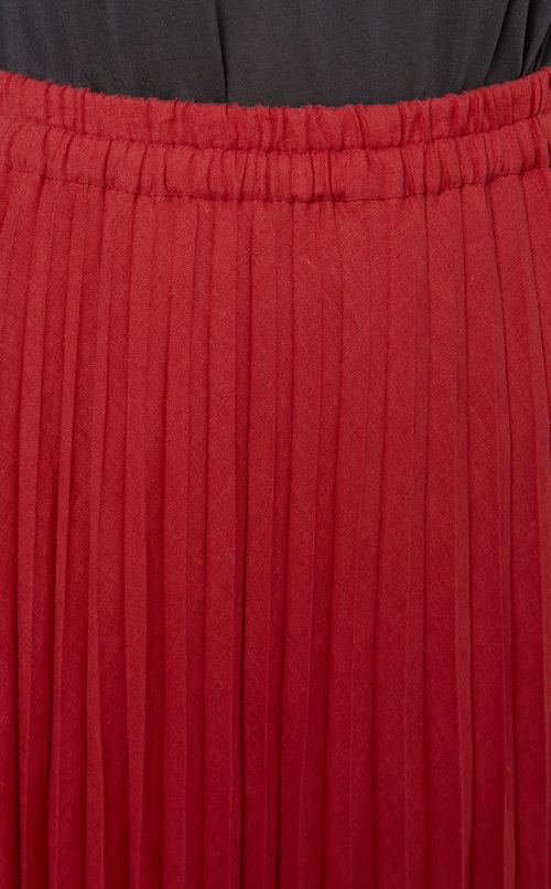 リネンプリーツスカート