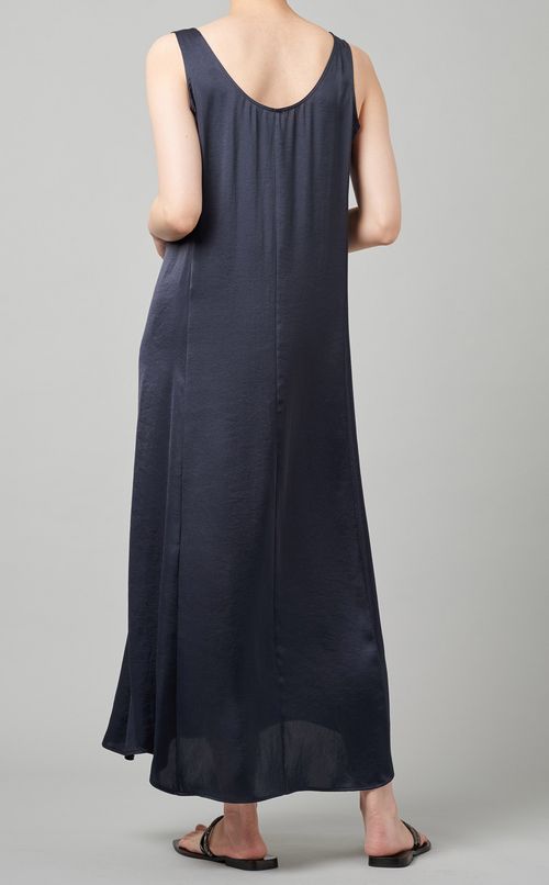 クラッシュサテンワンピース